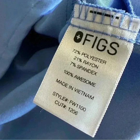 Figs Casma Three Pocket Scrub Top XS - Picture 6 of 7